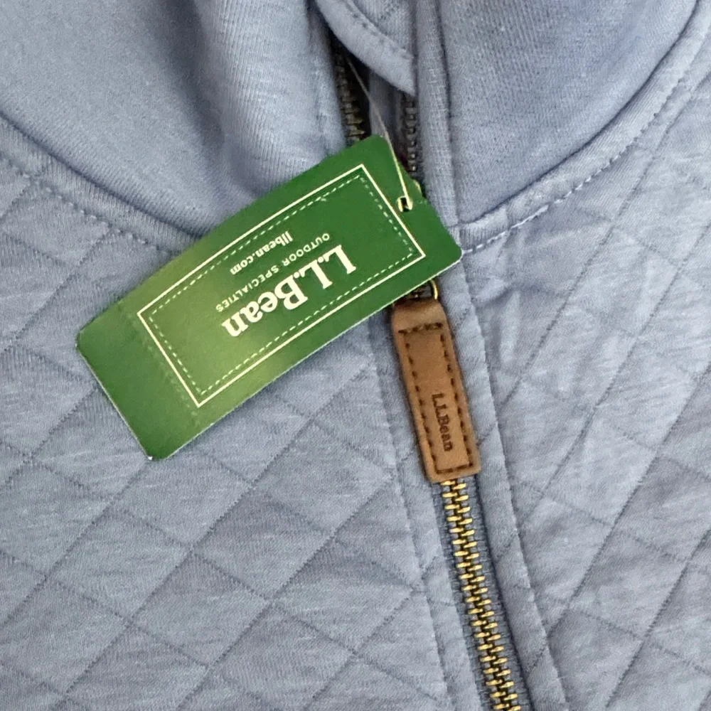 L.L. Bean Light Blue Knit Top - Picture 3 of 8